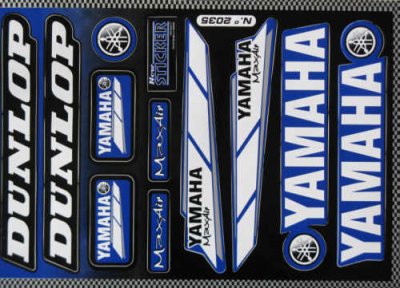Aufkleberset Yamaha / Dunlop 